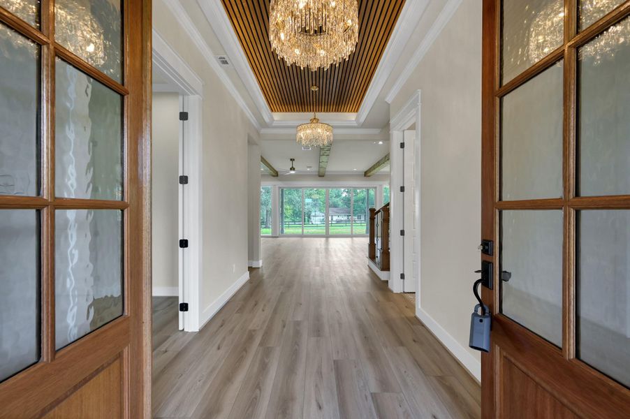 Custom Details and Ceiling Treatments Throughout Custom Details and Ceiling Treatments Throughout