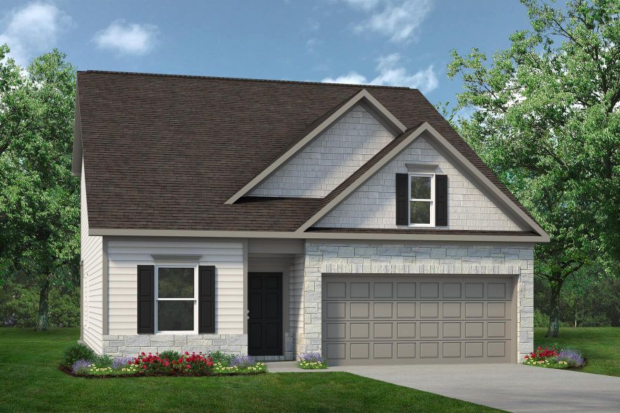 The Caldwell- Elevation E. The Caldwell- Elevation E.