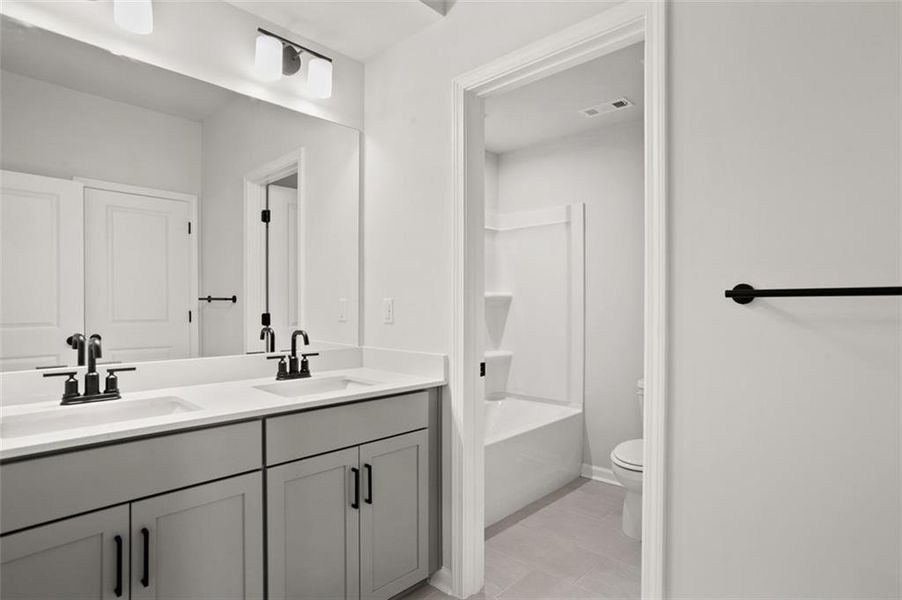 Furnished interior view inside a new home in Hillside Manor, Powder Springs (Image 6).