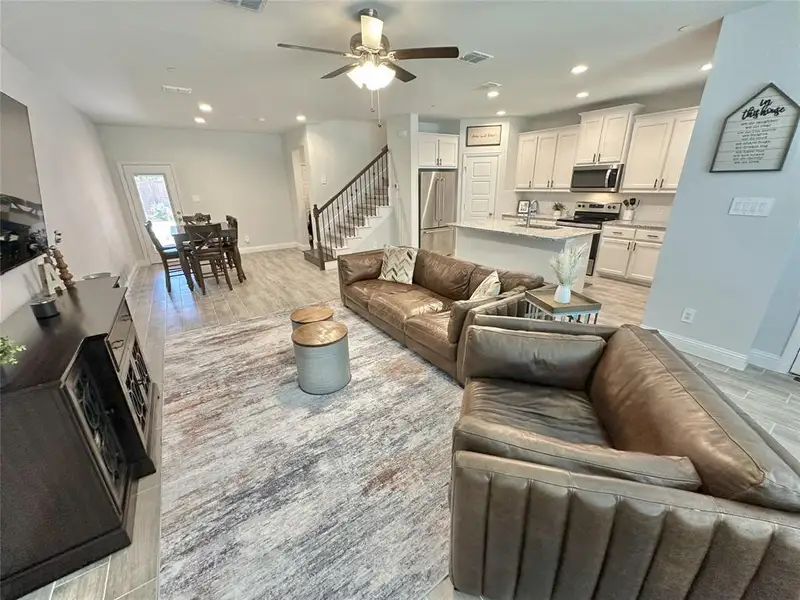 Furnished interior view inside a new home in , Watauga (Image 8). Furnished interior view inside a new home in , Watauga (Image 8).