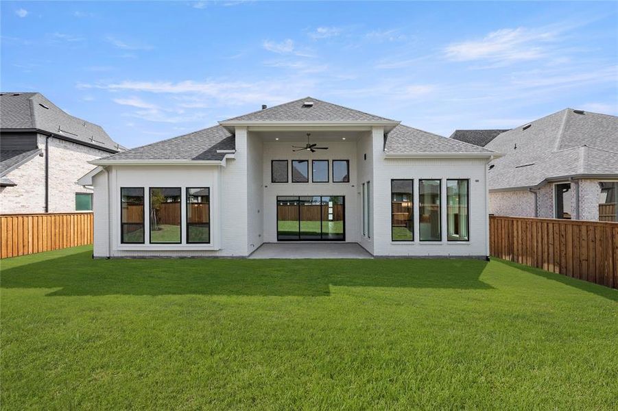 Front exterior of a new home in Mosaic – 70′ Lots, Prosper, TX, highlighting curb appeal (Image 20).