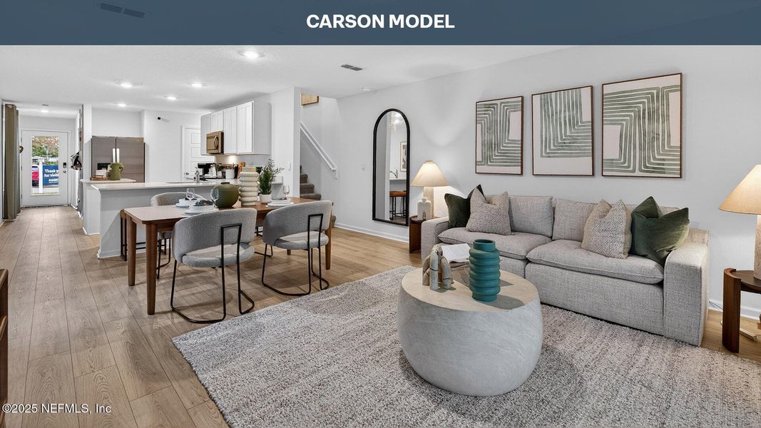 Furnished interior view inside a new home in Hansen Creek, Jacksonville (Image 21).