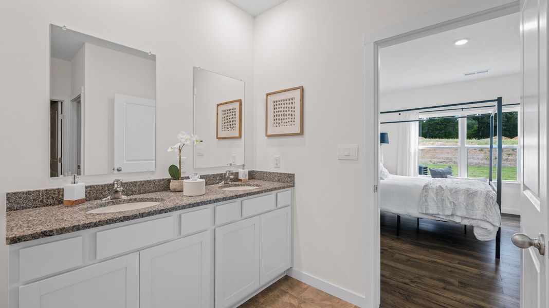 Furnished interior view inside a new home in Hawks Landing, Apison (Image 28). Furnished interior view inside a new home in Hawks Landing, Apison (Image 28).