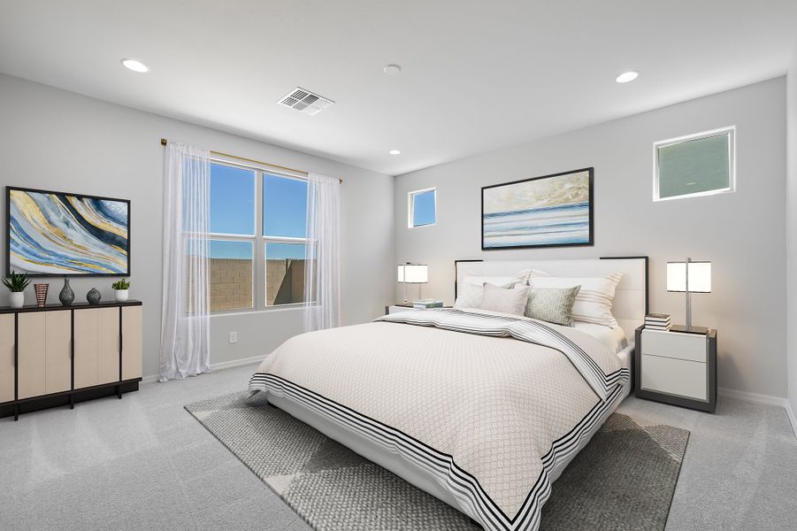 Representative furnished interior of a home built from the Cascade by Taylor Morrison in Artisan at Asante Passage Collection, Surprise (Image 14).