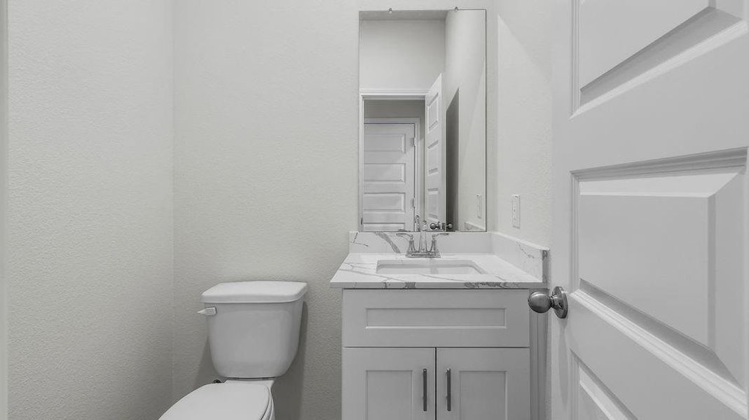 Furnished interior view inside a new home in Aldine Pines, Houston (Image 9).