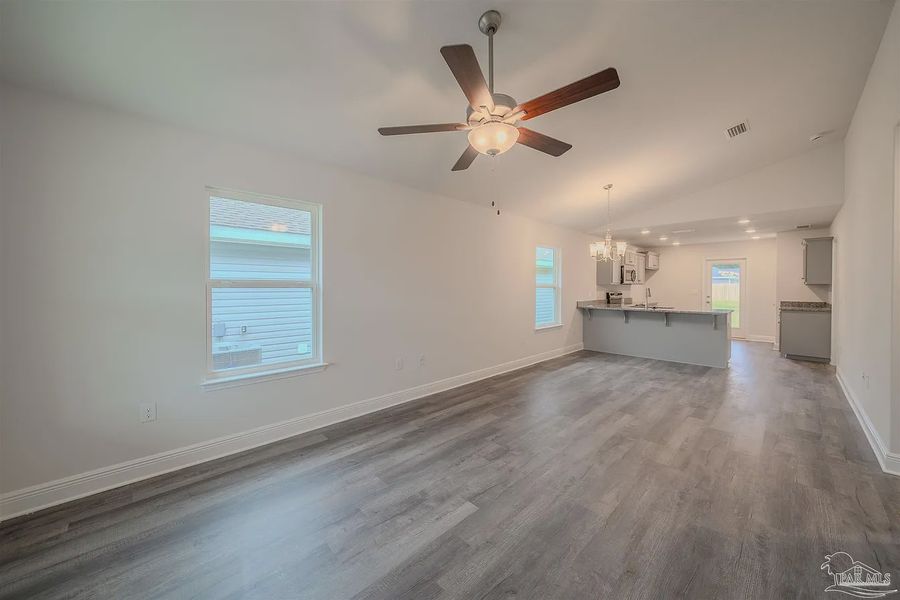 Spacious, unfurnished interior of a new home in Turtle Creek, Cantonment (Image 10). Spacious, unfurnished interior of a new home in Turtle Creek, Cantonment (Image 10).