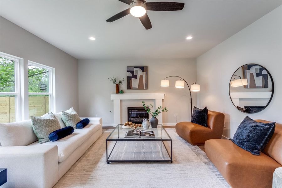 Furnished interior view inside a new home in , Austin (Image 16).