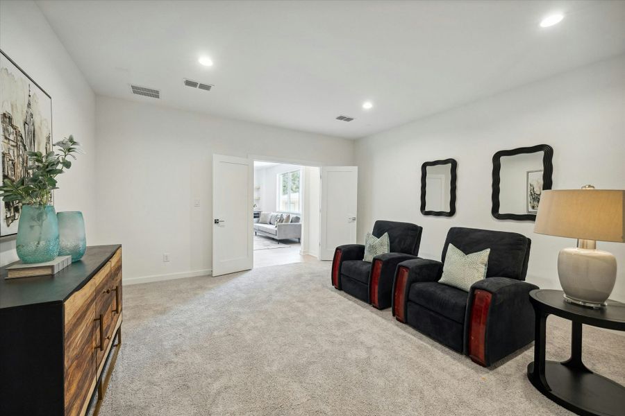 Furnished interior view inside a new home in , Bellaire (Image 23).