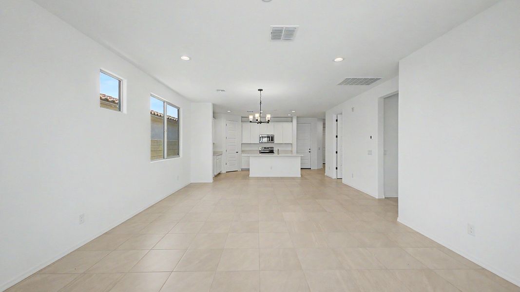 Representative furnished interior of a home built from the Acacia II by DRB Homes in Apache Farms, Buckeye (Image 6).