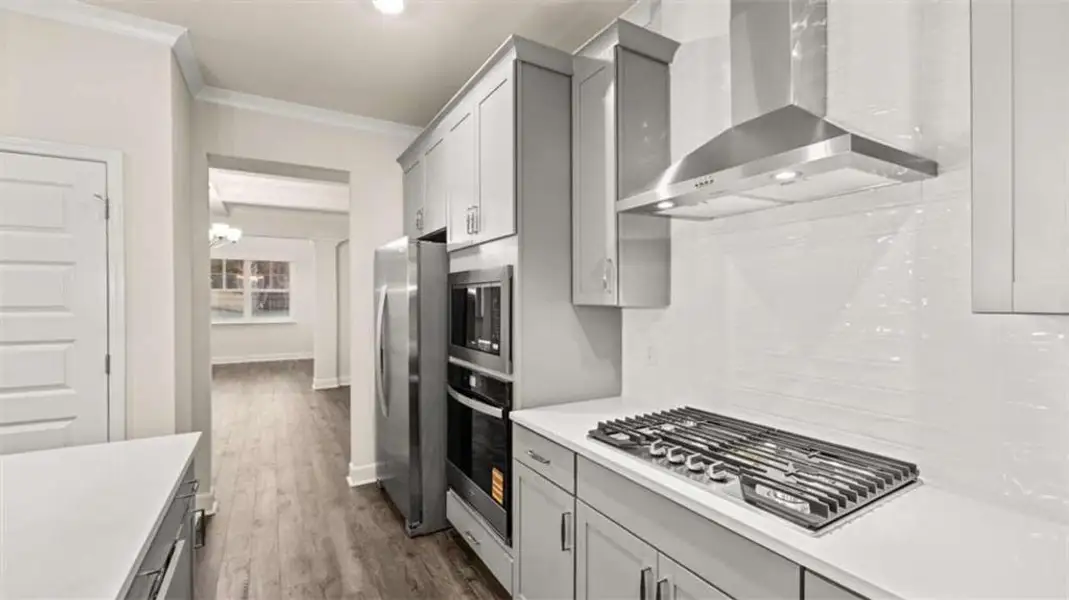 Furnished interior view inside a new home in Heritage Pointe, Senoia (Image 5). Furnished interior view inside a new home in Heritage Pointe, Senoia (Image 5).