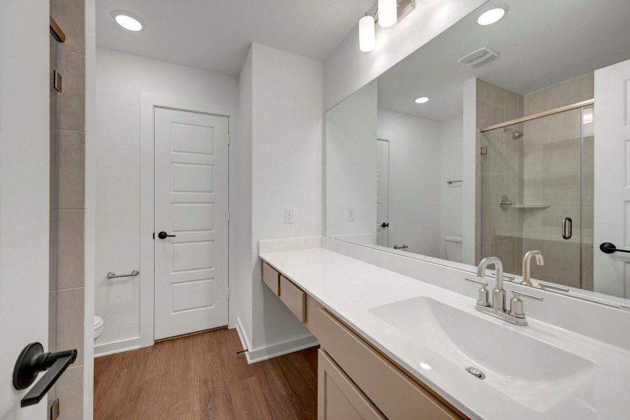 Furnished interior view inside a new home in Summerview, Fulshear (Image 11). Furnished interior view inside a new home in Summerview, Fulshear (Image 11).