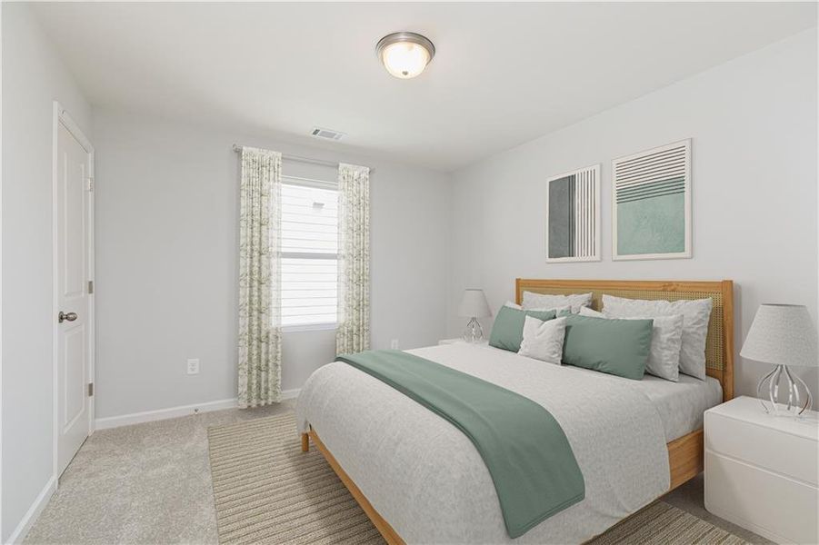 Furnished interior view inside a new home in Annsbury Park, Lilburn (Image 14).