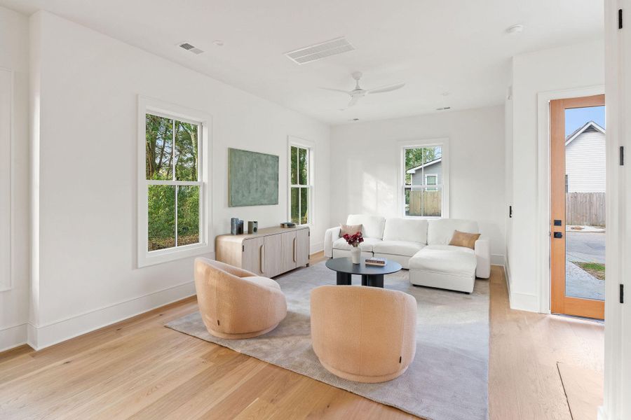 Furnished interior view inside a new home in , Charleston (Image 5). Furnished interior view inside a new home in , Charleston (Image 5).