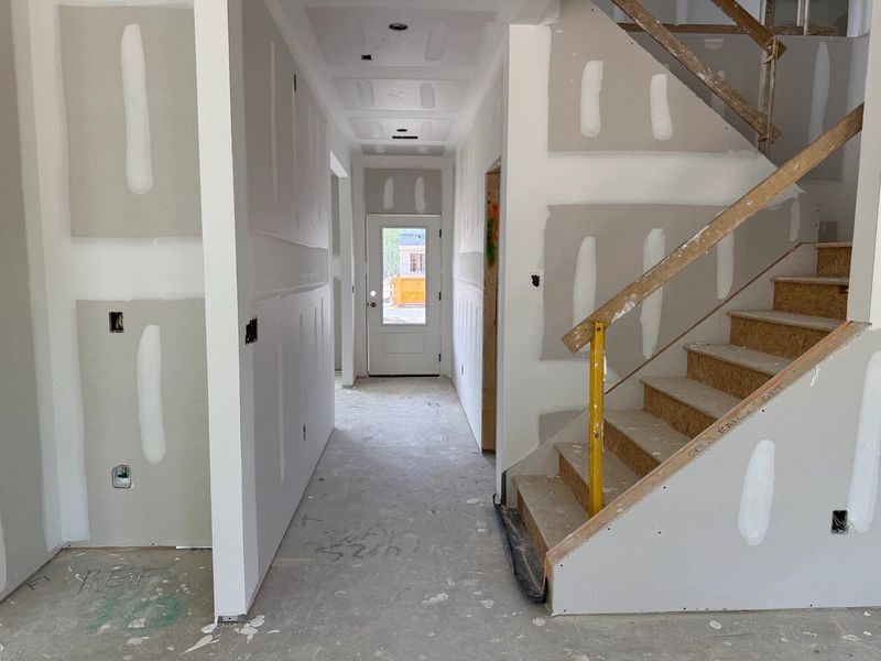 In-progress construction of a new home in The Point, Rolesville, NC (Image 11).