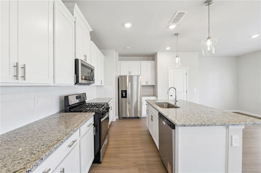 Furnished interior view inside a new home in Martin Springs - Reserve Series, Lawrenceville (Image 8). Furnished interior view inside a new home in Martin Springs - Reserve Series, Lawrenceville (Image 8).