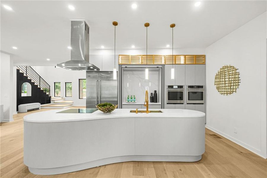 Furnished interior view inside a new home in , Atlanta (Image 13).