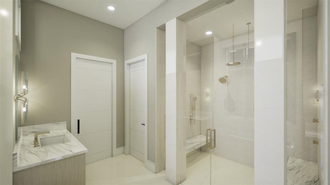 Furnished interior view inside a new home in , Sarasota (Image 8). Furnished interior view inside a new home in , Sarasota (Image 8).