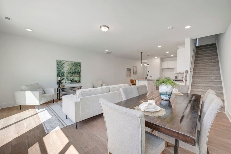 Furnished interior view inside a new home in Powell, Angier (Image 8).