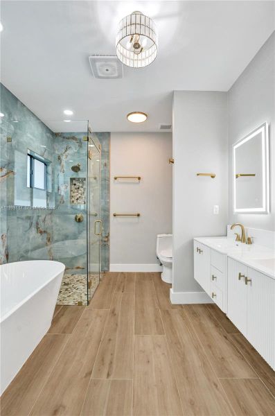 Furnished interior view inside a new home in , West Park (Image 42).