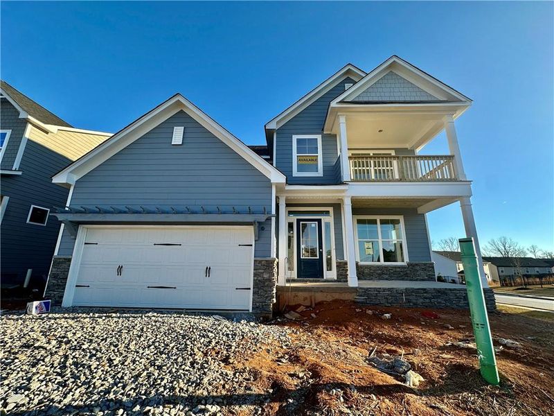 In-progress construction of a new home in Twin Lakes, Hoschton, GA (Image 11).