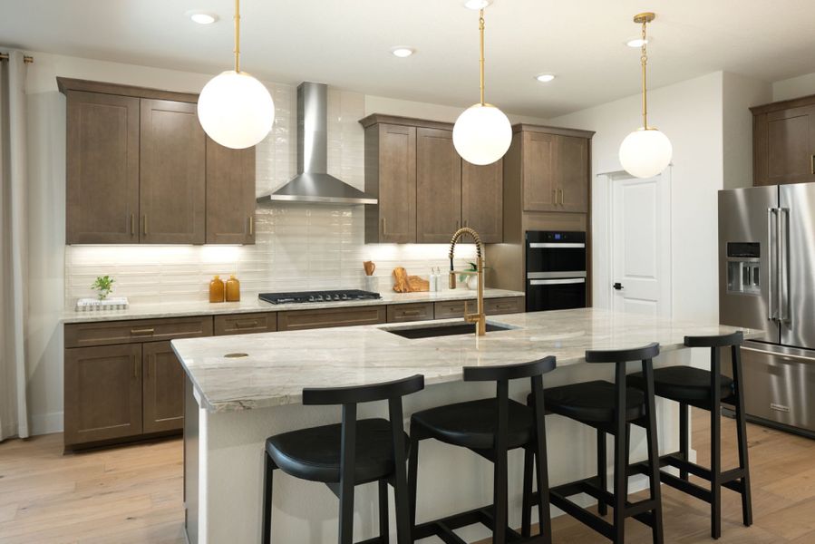 Representative furnished interior of a home built from the Fox Hollow by Pulte Homes in Sunfield, Mustang Ridge (Image 9).