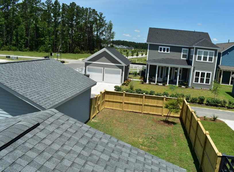 Exterior details and patio area of a home in Nexton, Summerville (Image 3). Exterior details and patio area of a home in Nexton, Summerville (Image 3).