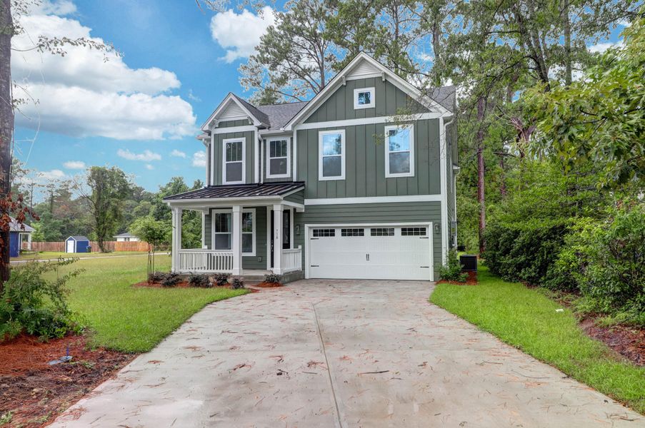 Front exterior of a new home in , Summerville, SC, highlighting curb appeal (Image 23).