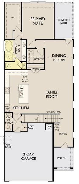 2D floor plan layout of this home in The Homestead at Lariat, Liberty Hill, TX (Image 6). 2D floor plan layout of this home in The Homestead at Lariat, Liberty Hill, TX (Image 6).