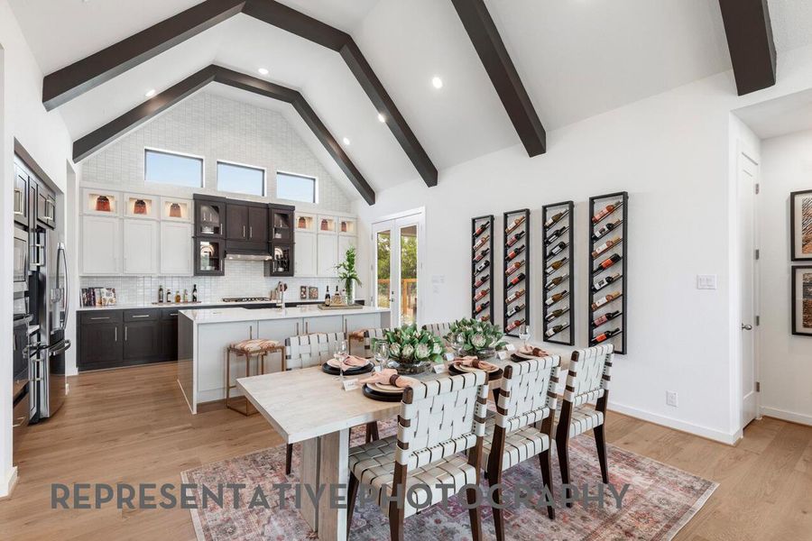 Furnished interior view inside a new home in Lariat, Liberty Hill (Image 17).