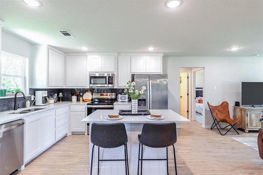 Furnished interior view inside a new home in , Azle (Image 11).