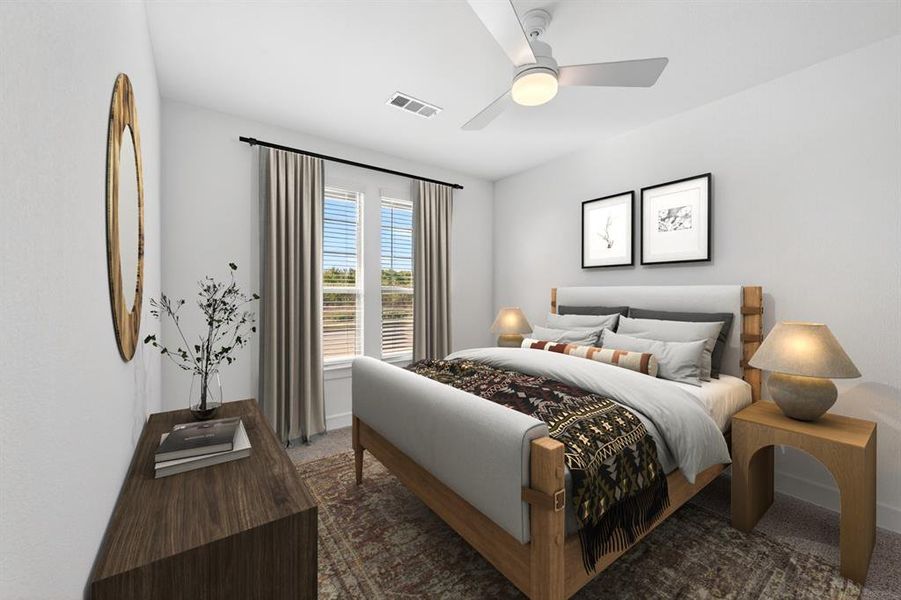 Furnished interior view inside a new home in Wellington, Haslet (Image 16). Furnished interior view inside a new home in Wellington, Haslet (Image 16).