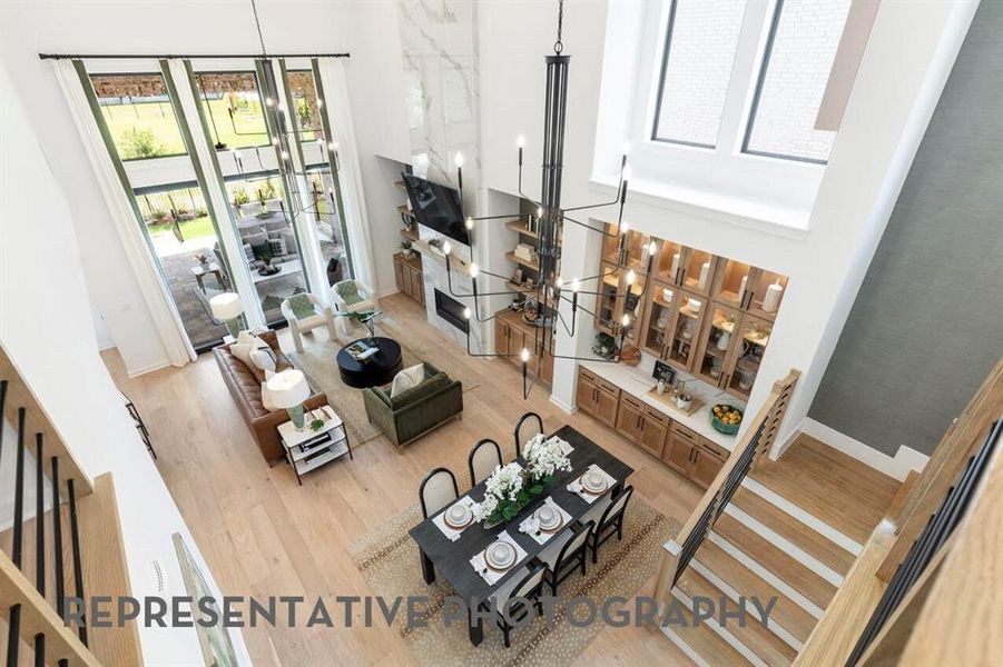 Furnished interior view inside a new home in Wellington, Haslet (Image 30).