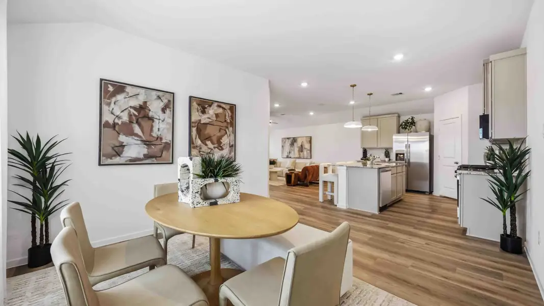 Furnished interior view inside a new home in Allison Park, Houston (Image 7).