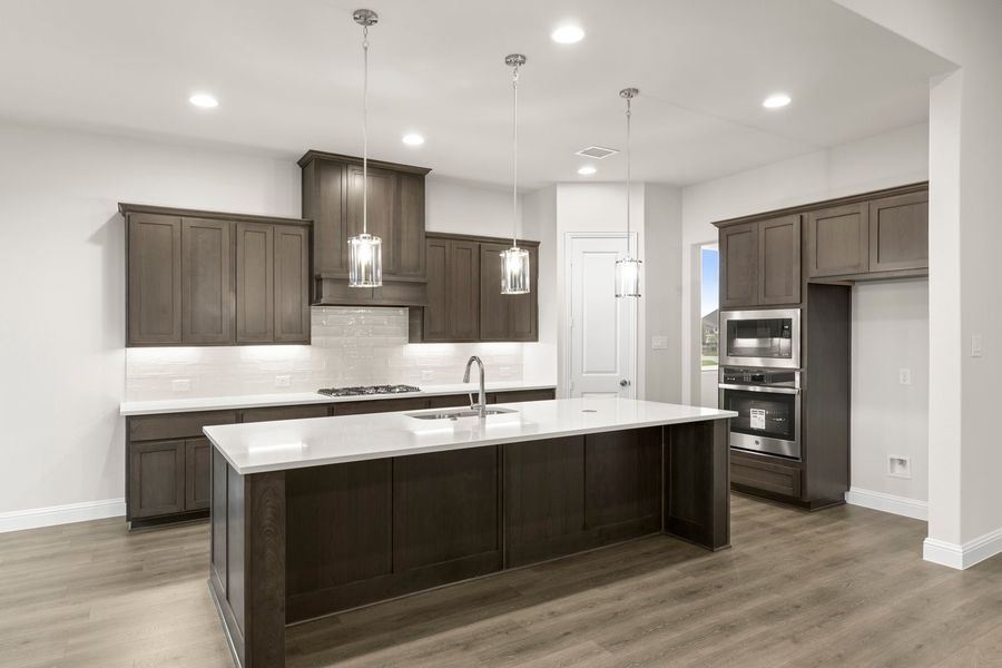 Furnished interior view inside a new home in Nelson Lake Estates, Rockwall (Image 8).
