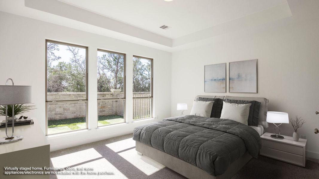 Furnished interior view inside a new home in Parmer Ranch 50', Georgetown (Image 5).