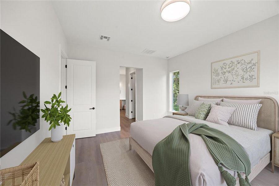 Primary Bedroom with Hall and two large walk in closets Primary Bedroom with Hall and two large walk in closets