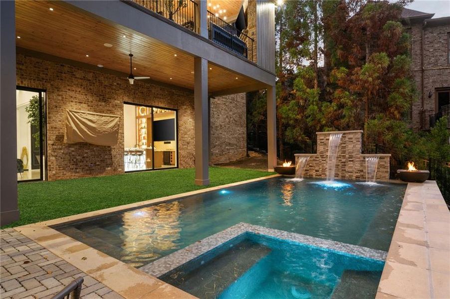 Exterior details and patio area of a home in , Atlanta (Image 26).