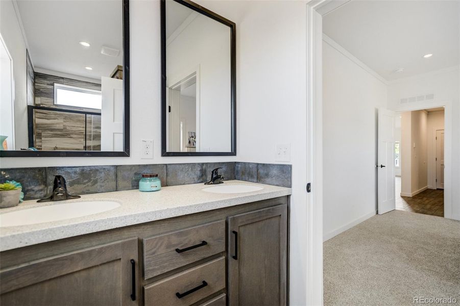 Furnished interior view inside a new home in , Limon (Image 32).