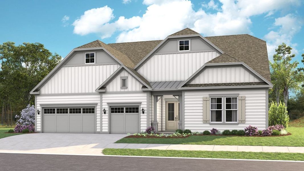 Elevation Farmhouse | Hardie Siding