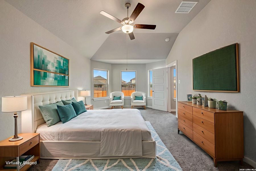 Furnished interior view inside a new home in Winding Brook, San Antonio (Image 6).
