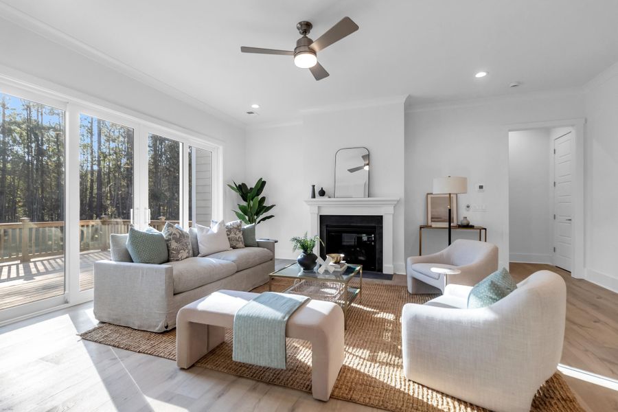 Furnished interior view inside a new home in , Moncks Corner (Image 15). Furnished interior view inside a new home in , Moncks Corner (Image 15).
