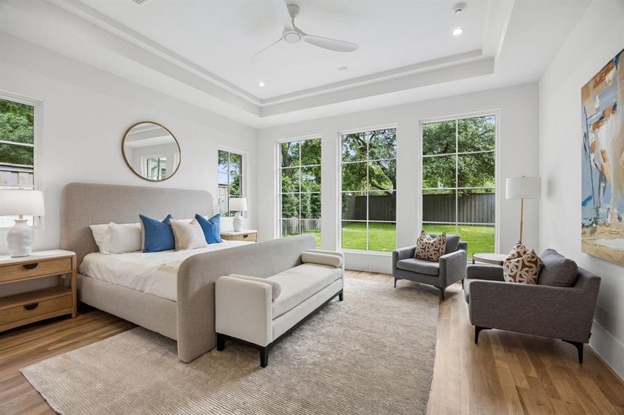 Furnished interior view inside a new home in , Dallas (Image 11).