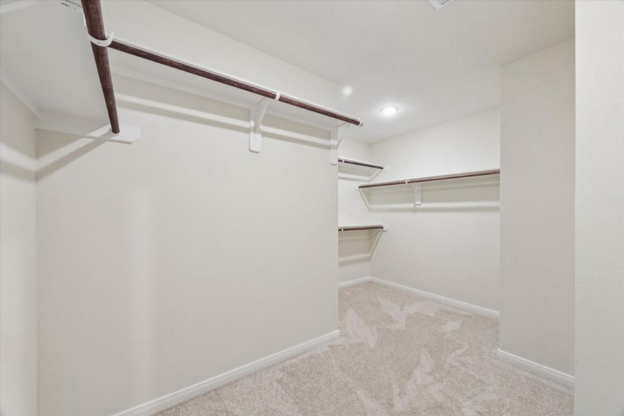 Primary closet