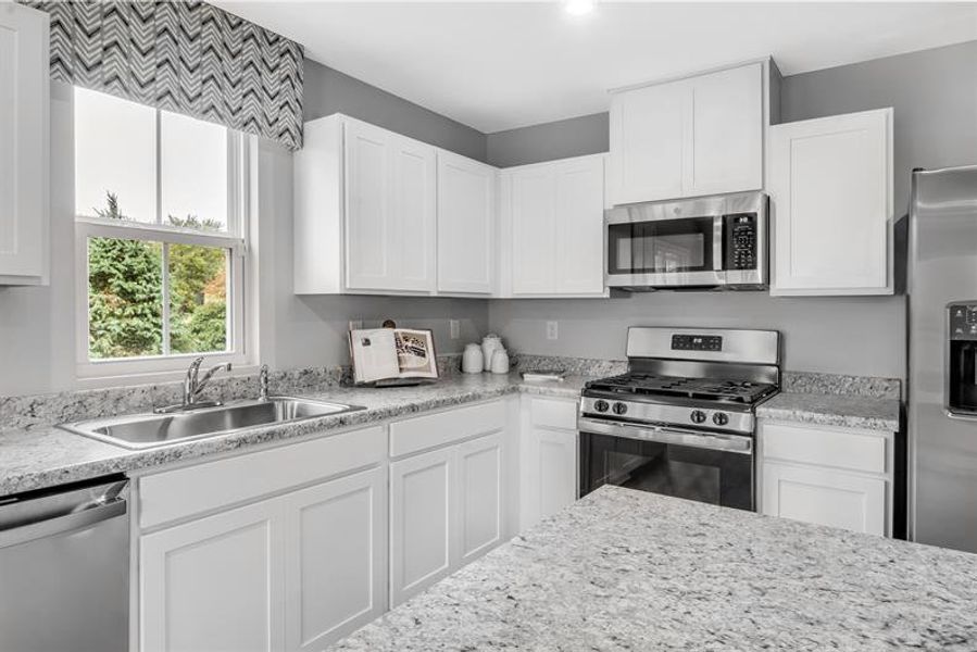 Representative furnished interior of a home built from the Pine by Ryan Homes in Cherry Grove Townhomes, Kannapolis (Image 5).