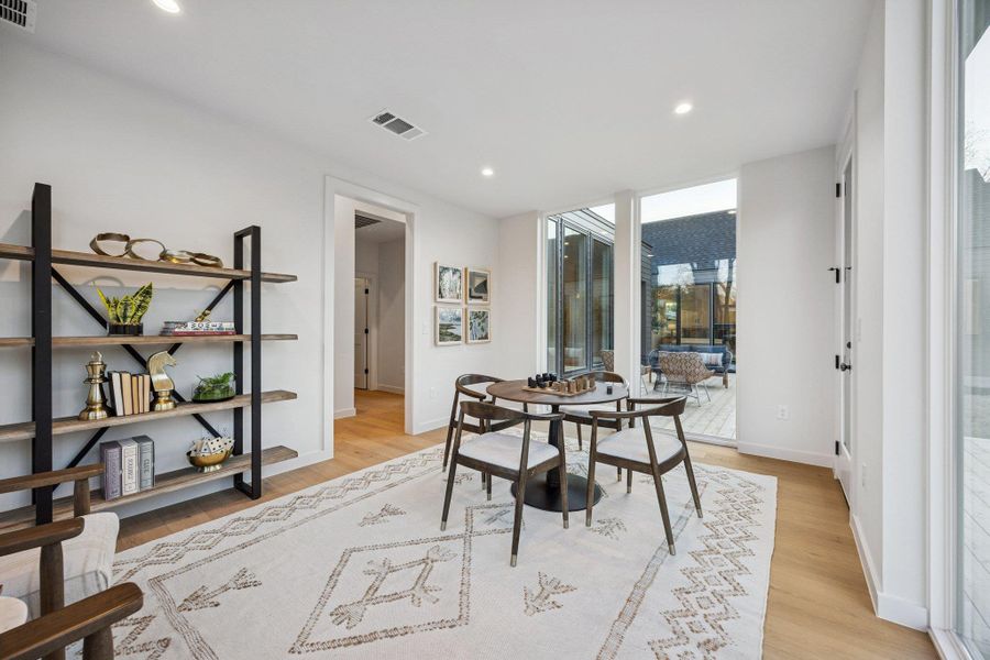 Furnished interior view inside a new home in , Austin (Image 12).