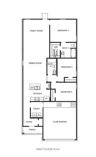 2D floor plan layout of this home in Watermark, Alvin, TX (Image 3). 2D floor plan layout of this home in Watermark, Alvin, TX (Image 3).