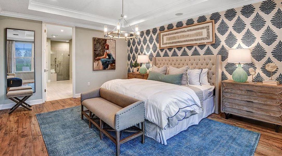 Furnished interior view inside a new home in Palms at Coasterra, Palmetto (Image 7).