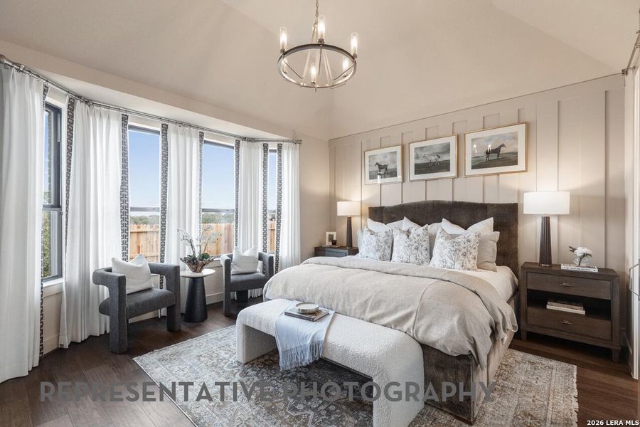 Furnished interior view inside a new home in Prominence, San Antonio (Image 18).