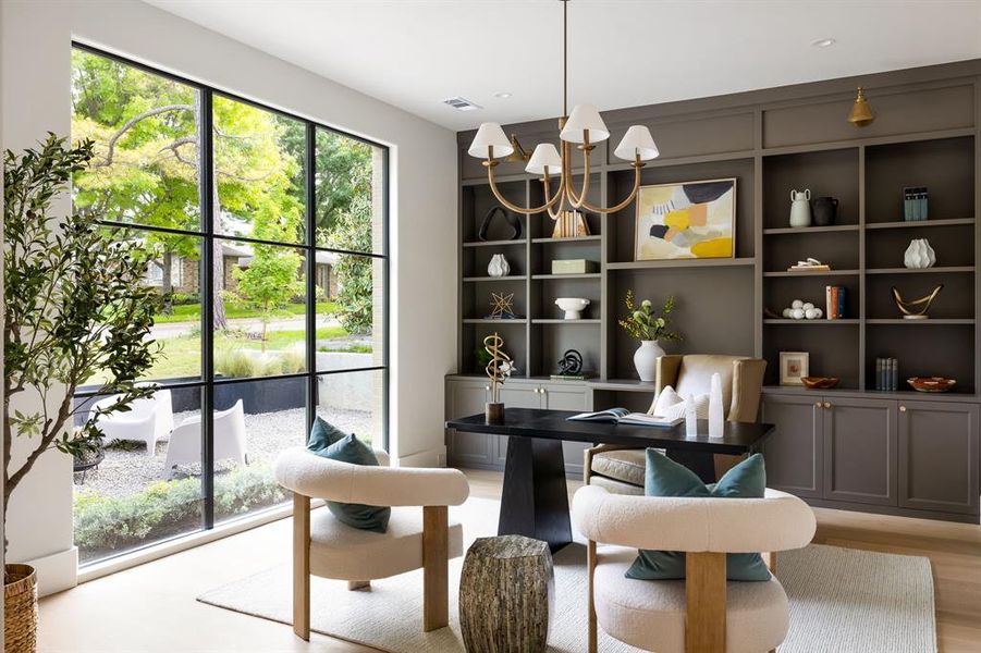 Furnished interior view inside a new home in , Dallas (Image 16).