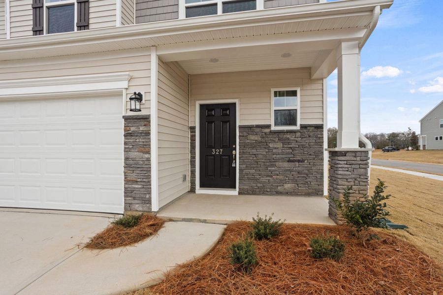 Exterior details and patio area of a home in Bellevue, Greenville (Image 3).
